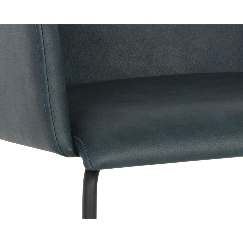 Hensley Dark Teal Dining Armchair